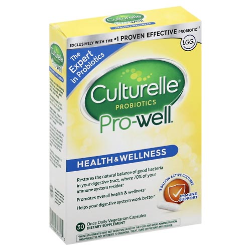 Image for Culturelle Probiotics, Vegetarian Capsules,30ea from HomeTown Pharmacy - Belding