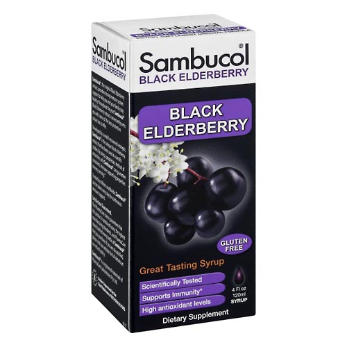 Image for Sambucol Black Elderberry, Syrup,4oz from HomeTown Pharmacy - Belding